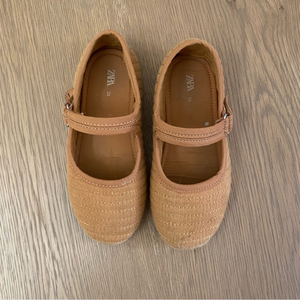 Zara Toddler Cotton Flats